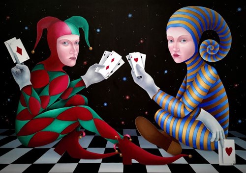 Obraz do salonu artysty Mikołaj Korus pod tytułem Uczciwa gra