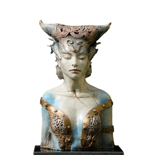 Rzeźba do salonu artysty JOANNA BRUŹDZIŃSKA pod tytułem Błękit II