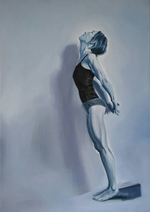 Obraz do salonu artysty Judyta Krawczyk pod tytułem Gimnastyczka
