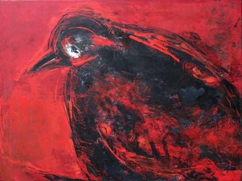 Obraz do salonu artysty Iwona Ostrowska pod tytułem Ptak
