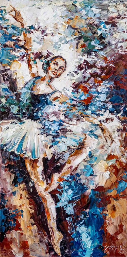 Obraz do salonu artysty Krystyna Róż-Pasek pod tytułem Talent i pasja