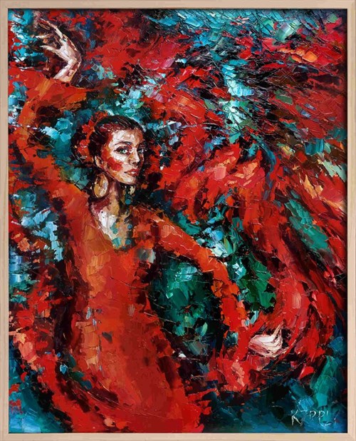 Obraz do salonu artysty Krystyna Róż-Pasek pod tytułem Siła duchowa