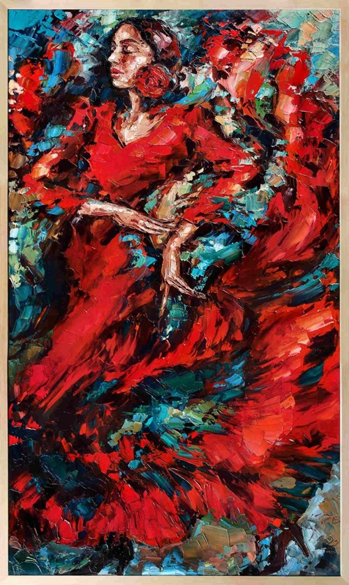 Obraz do salonu artysty Krystyna Róż-Pasek pod tytułem Hiszpańska tradycja