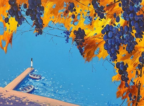 Living room painting by Aleksandr Yasin titled Fruit of Love