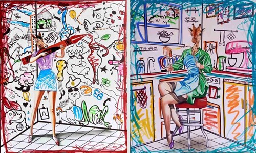 Obraz do salonu artysty Magdalena Karwowska pod tytułem Fun