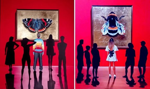 Living room painting by Magdalena Karwowska titled Museum XXIII