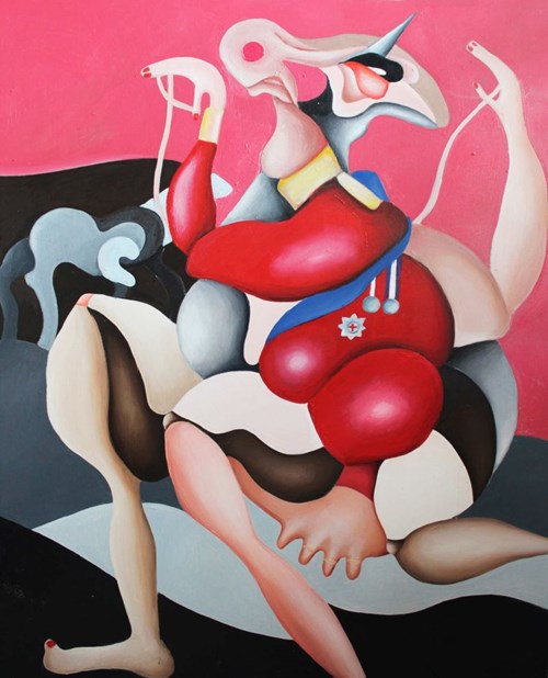 Obraz do salonu artysty Mirela Bukała pod tytułem Monarcha