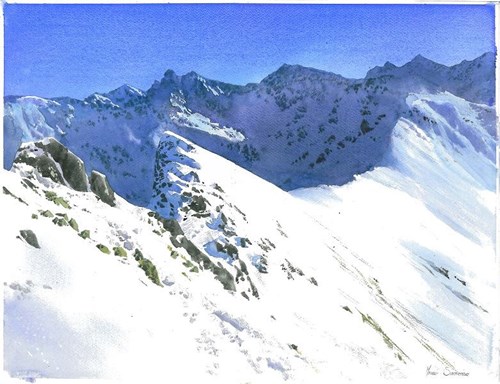 Obraz do salonu artysty Michał Suffczyński pod tytułem Tatry zimowe