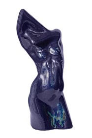 Rzeźba do salonu artysty Roland Kościółek pod tytułem Twin Lady (violet version)