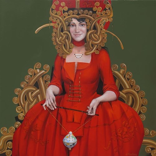 Obraz do salonu artysty Andrejus Kovelinas pod tytułem Zabawka cesarzowej