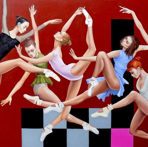 Obraz do salonu artysty Andrejus Kovelinas pod tytułem Flying Ballet