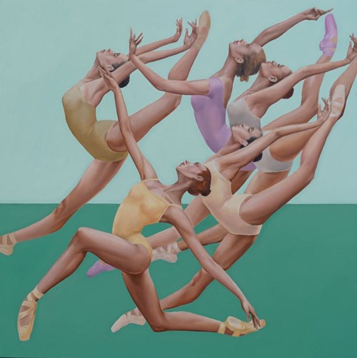 Obraz do salonu artysty Andrejus Kovelinas pod tytułem Fragile dance