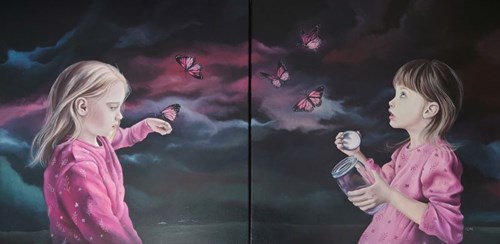 Obraz do salonu artysty Anna Chorzępa-Kaszub pod tytułem Złap i wypuść