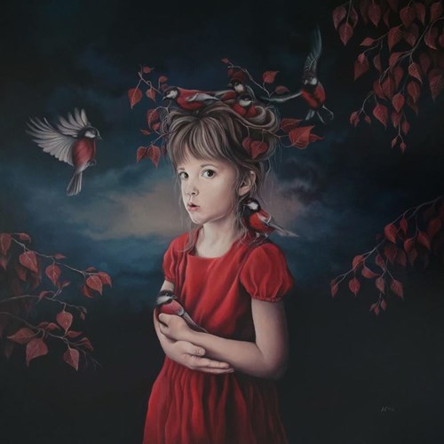 Obraz do salonu artysty Anna Chorzępa-Kaszub pod tytułem A gdybym miała skrzydła