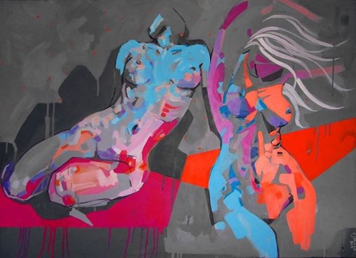 Obraz do salonu artysty Kamila Jarecka pod tytułem Duet