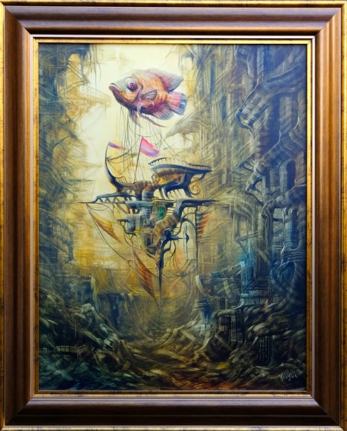 Obraz do salonu artysty Jacek Walczak pod tytułem Podwodny świat