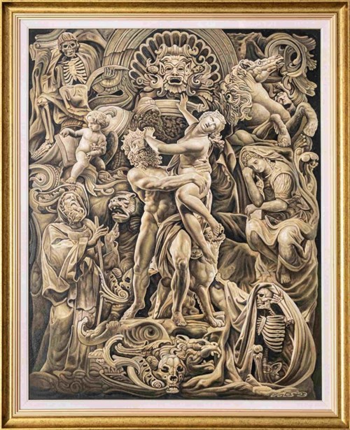 Obraz do salonu artysty Igor Volosnikov pod tytułem Kingdom of Hades