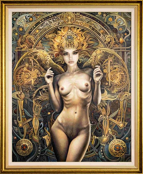 Obraz do salonu artysty Igor Volosnikov pod tytułem Bogini