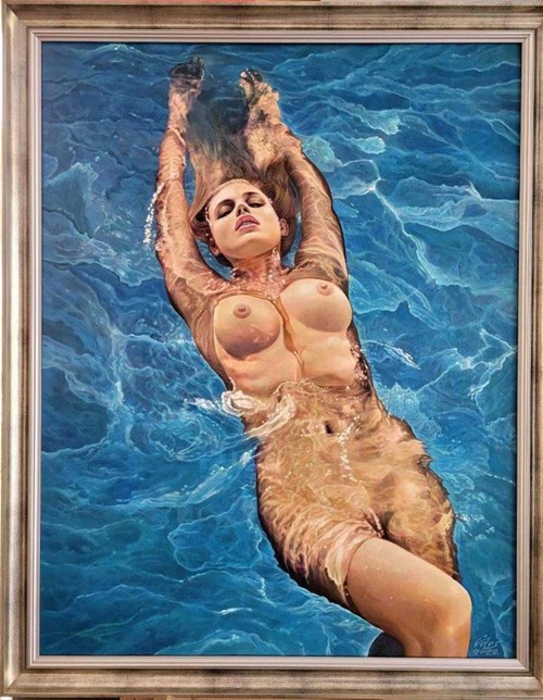 Obraz do salonu artysty Igor Volosnikov pod tytułem Swimming 5