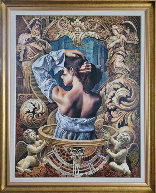 Obraz do salonu artysty Igor Volosnikov pod tytułem Black lock