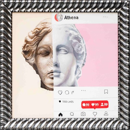 Obraz do salonu artysty Paweł Łękawa pod tytułem Social Filter