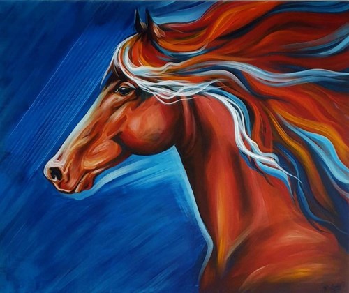 Obraz do salonu artysty Oksana Malanij pod tytułem Noble horse