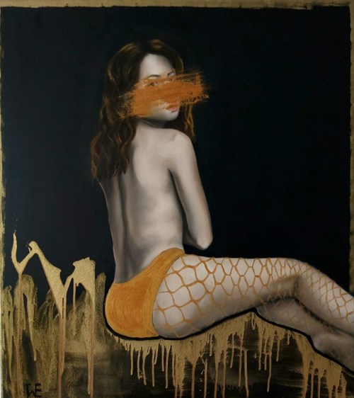 Obraz do salonu artysty Ewelina Wasilewska pod tytułem Złota Sisi
