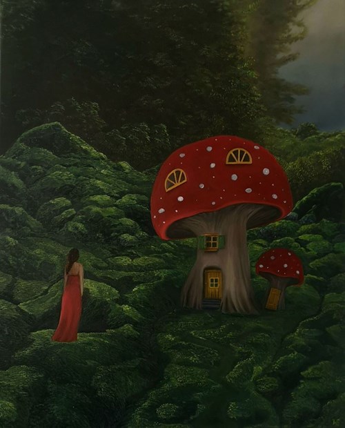 Obraz do salonu artysty Ewelina Wasilewska pod tytułem Nie wezmę już nic na sen