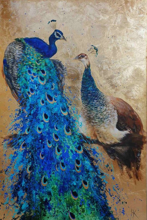 Obraz do salonu artysty Khrystyna Hladka pod tytułem Z cyklu Peacocks