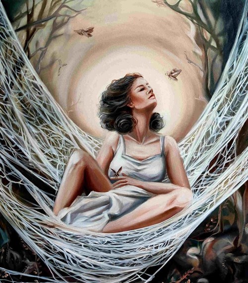 Obraz do salonu artysty Joanna Buszko pod tytułem Choćby nam dano skrzydła