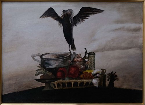 Obraz do salonu artysty Maria Anto pod tytułem Martwa natura z batalionem