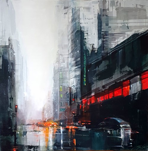 Obraz do salonu artysty Joanna Heier-Nyirö pod tytułem Cityscape