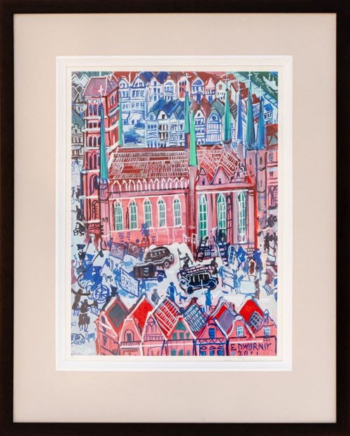 Living room print by Edward Dwurnik titled Gdańsk 9z22