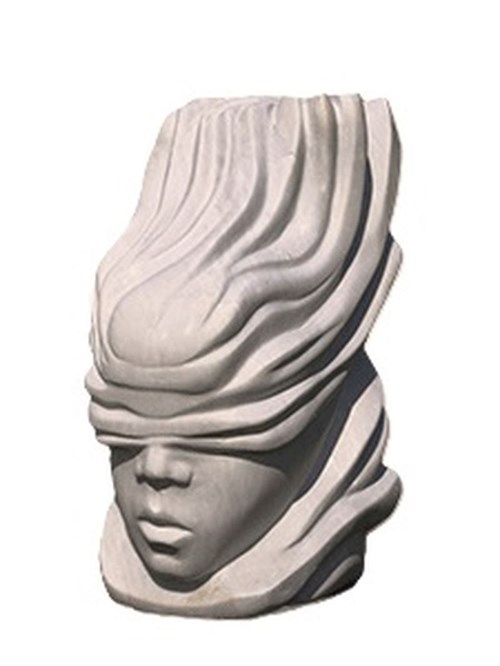 Rzeźba do salonu artysty Teresa Pastuszka-Kowalska pod tytułem Zawoalowana