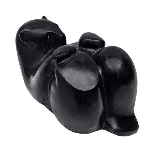 Living room sculpture by Krzysztof Pawłowski titled Grab the Teddy’s Paw