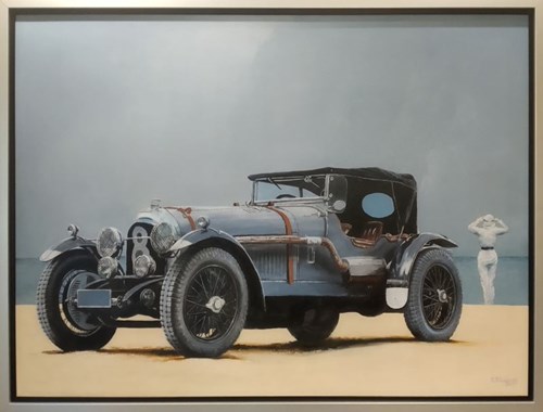 Obraz do salonu artysty Krzysztof Tanajewski pod tytułem Bentley 1927