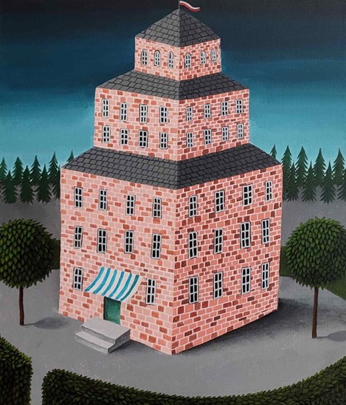 Obraz do salonu artysty Tomasz Radecki pod tytułem Wieża