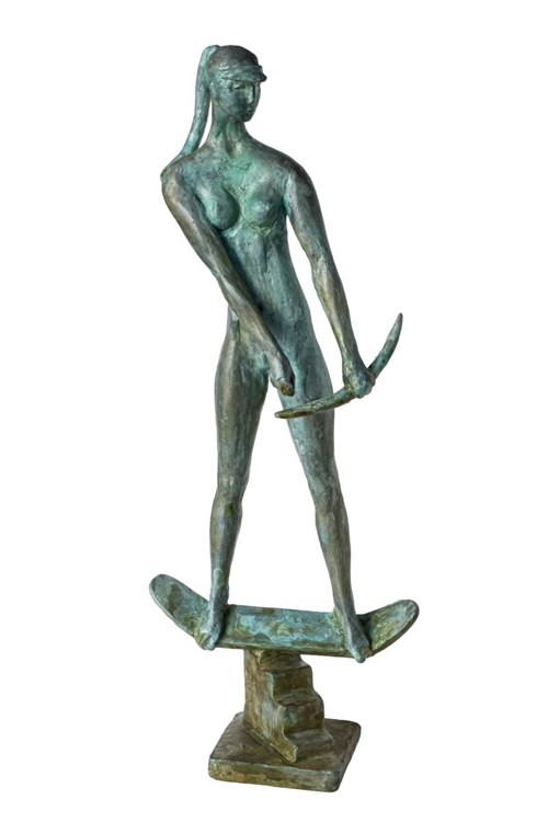 Rzeźba do salonu artysty Aleksiej Wróblewski pod tytułem Ishtar
