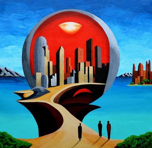 Obraz do salonu artysty Robert Piasecki pod tytułem Sunset Boulevard