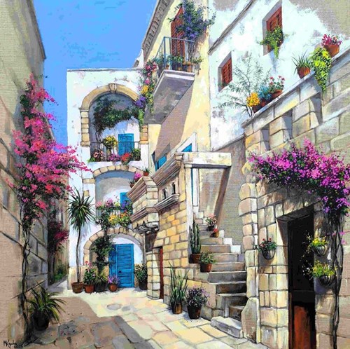 Obraz do salonu artysty Magdalena Kępka pod tytułem Gorąca Apulia