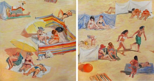 Obraz do salonu artysty Dorota Zych-Charaziak pod tytułem Plaża