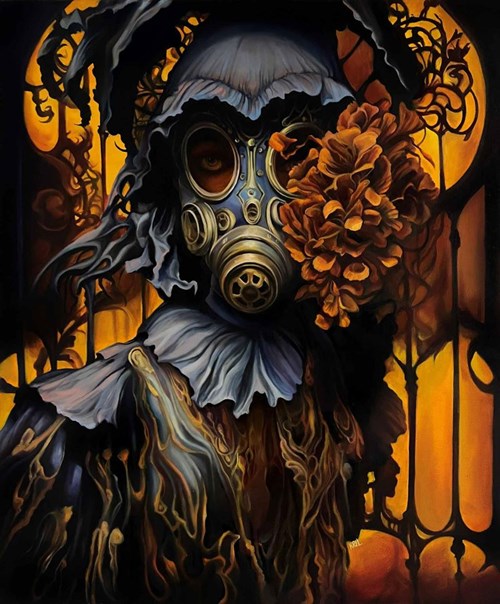 Obraz do salonu artysty Dominika Krulak pod tytułem End