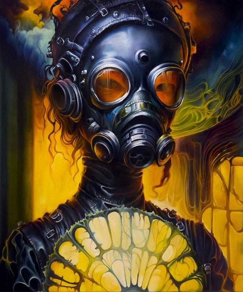 Obraz do salonu artysty Dominika Krulak pod tytułem Bez tytułu