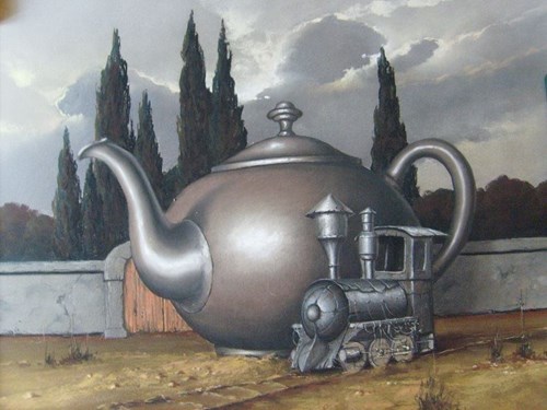 Obraz do salonu artysty Borys Michalik pod tytułem Czas na herbatę