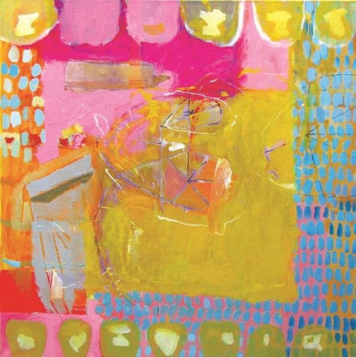 Obraz do salonu artysty Nina Rostkowska pod tytułem Spotkanie z czarnym słonecznikiem