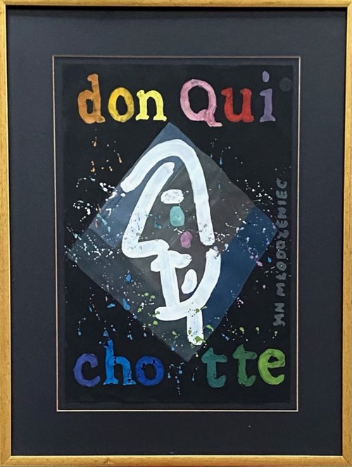Obraz do salonu artysty Jan Młodożeniec pod tytułem Don Quichotte
