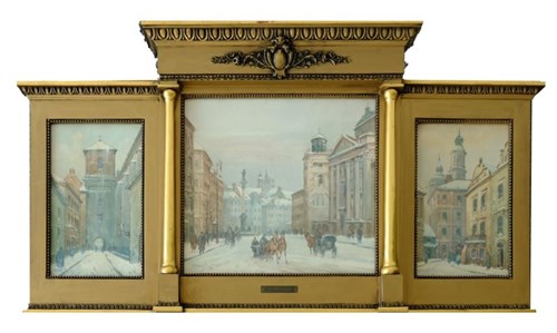 Obraz do salonu artysty Antoni Wiliński pod tytułem Tryptyk warszawski