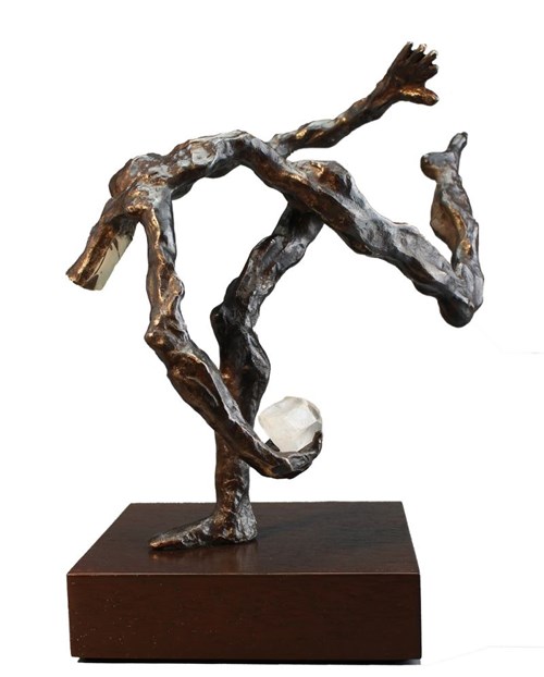 Rzeźba do salonu artysty Tomasz Koclęga pod tytułem Ucieczka