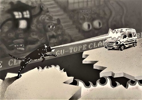 Obraz do salonu artysty Gu- Tang Clan/Tope pod tytułem Bez tytułu