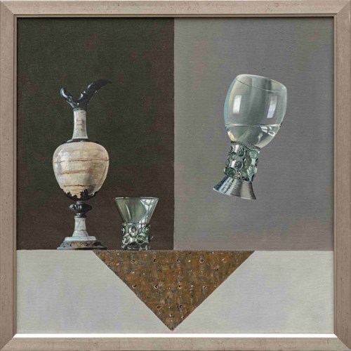 Obraz do salonu artysty Ryszard Porębski pod tytułem Szklana kielich dzban